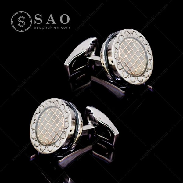 Khuy Măng Sét Cufflinks Cao Cấp M34